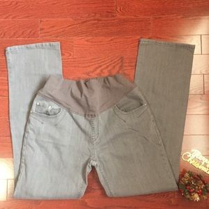Maternity Grey Pants w/adjustable waist